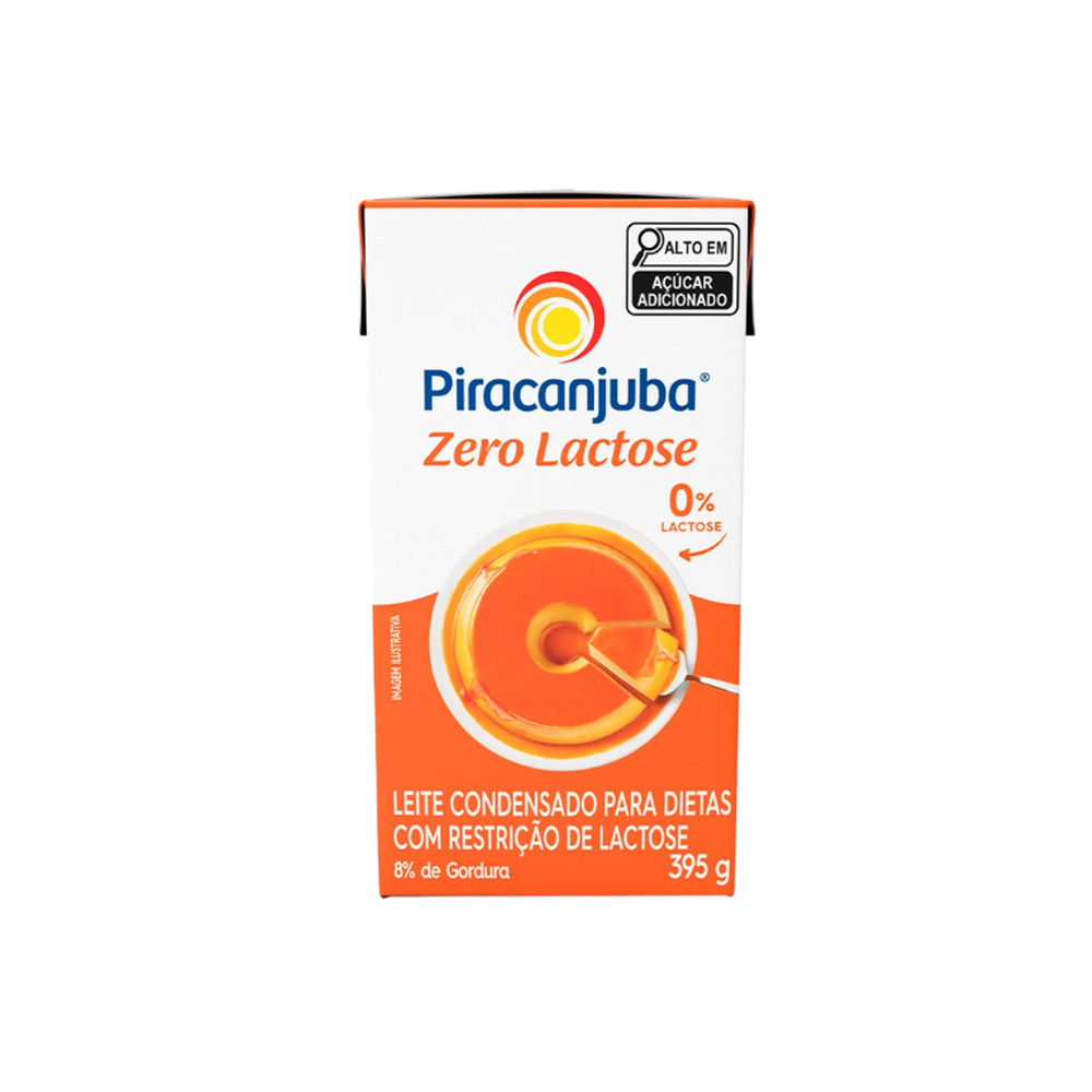 Leite Condensado Zero Lactose 395g -  Piracanjuba