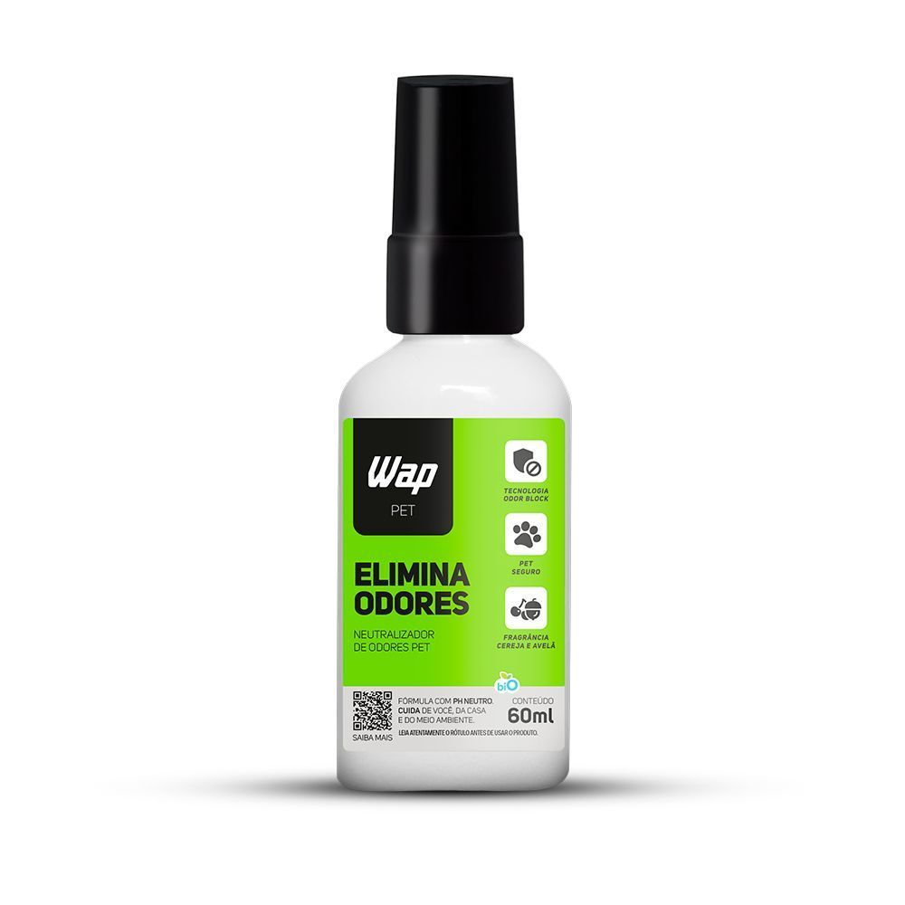 WAP Elimina Odores Eliminador e Neutralizador de Odores Pet 60ml