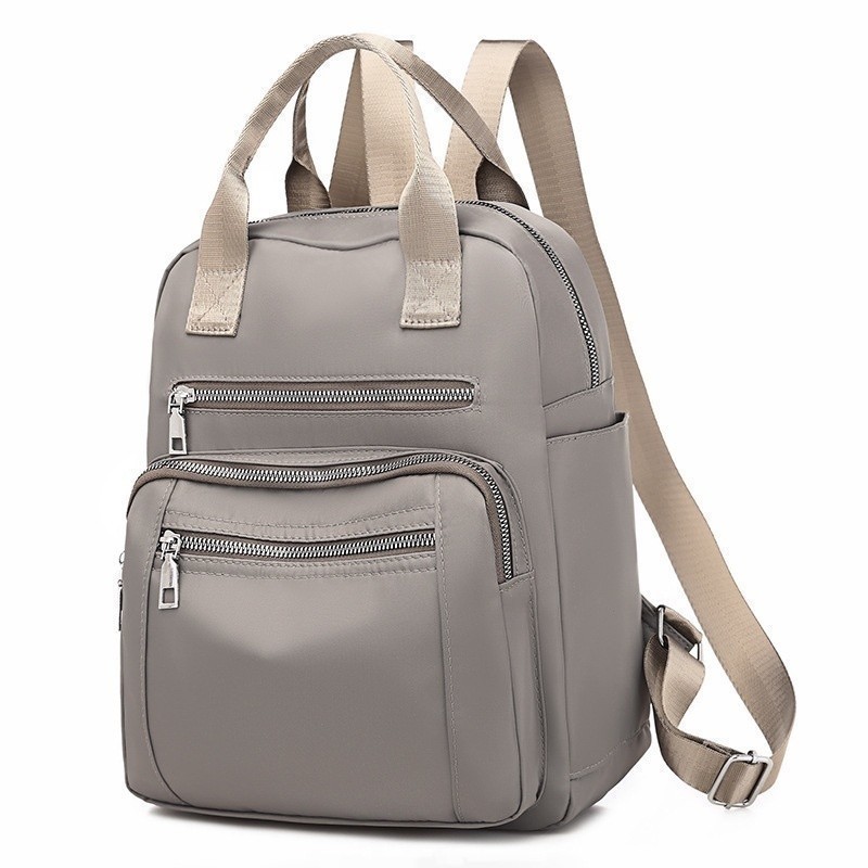 Mochila Feminina para Viagem Casual à Prova d'Água em Oxford, Se Torna Bolsa de Mão Alex