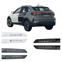Friso Lateral Supreme EC Compatível Nivus Proteção Porta Design Automotivo Alto Padrão