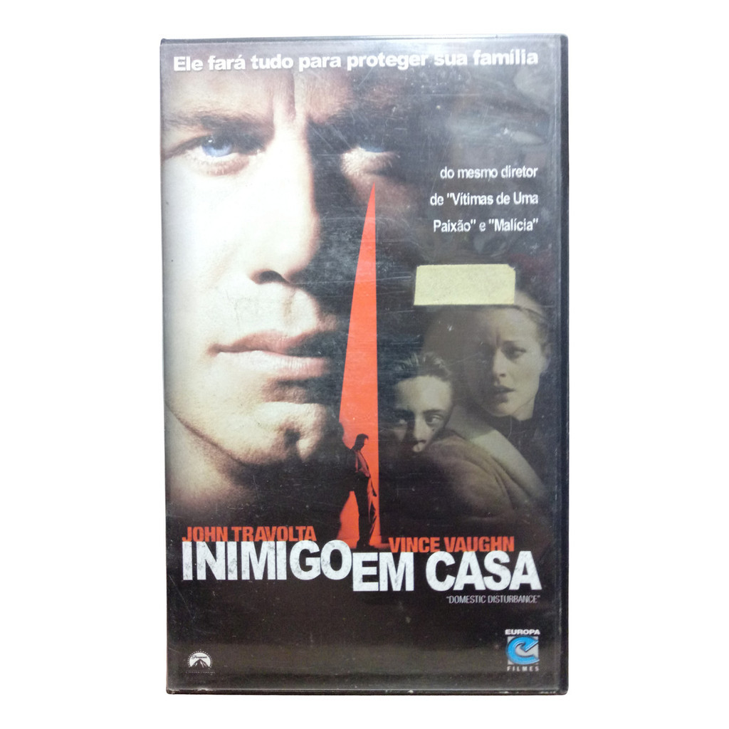 vhs Inimigo Em Casa - John Travolta