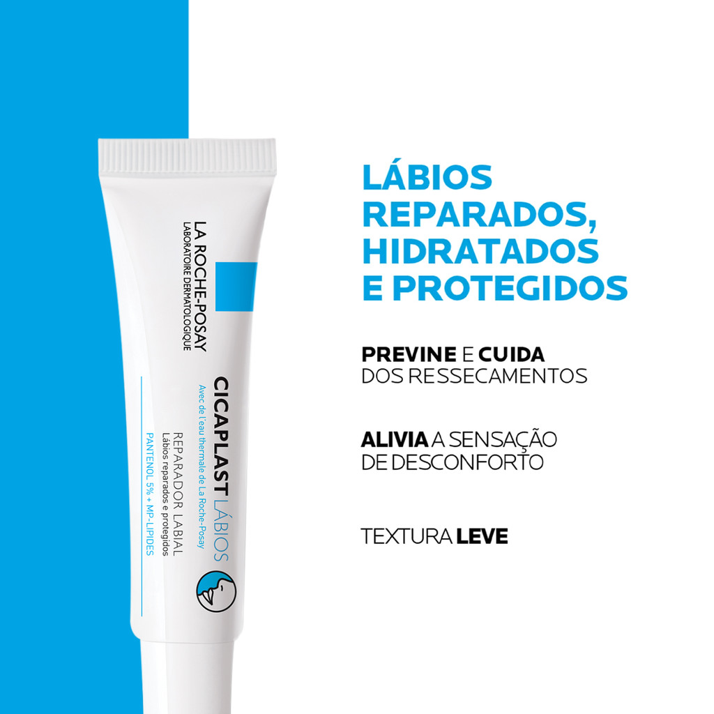 La Roche-Posay Cicaplast - Hidratante Labial 7,5ml — imagem 2 de 2