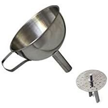 Detalhes do Funil com Peneira Inox 11cm - IMPORT PREMIUM