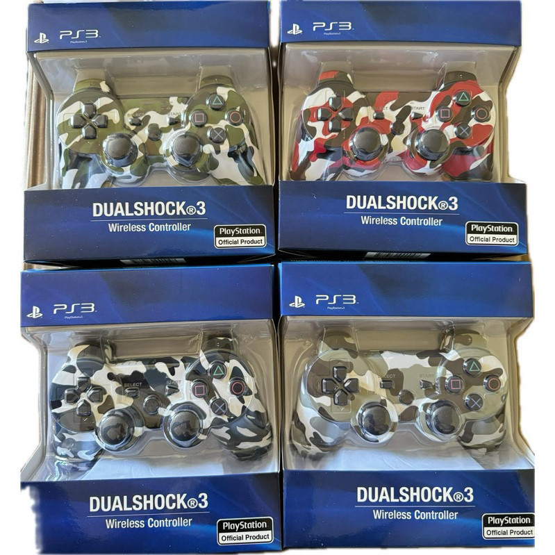Controle Playstation Dualshock 3 camuflar Sem Fio Compativel Com Cabo Recarregavel-XWG em Oferta na Shopee