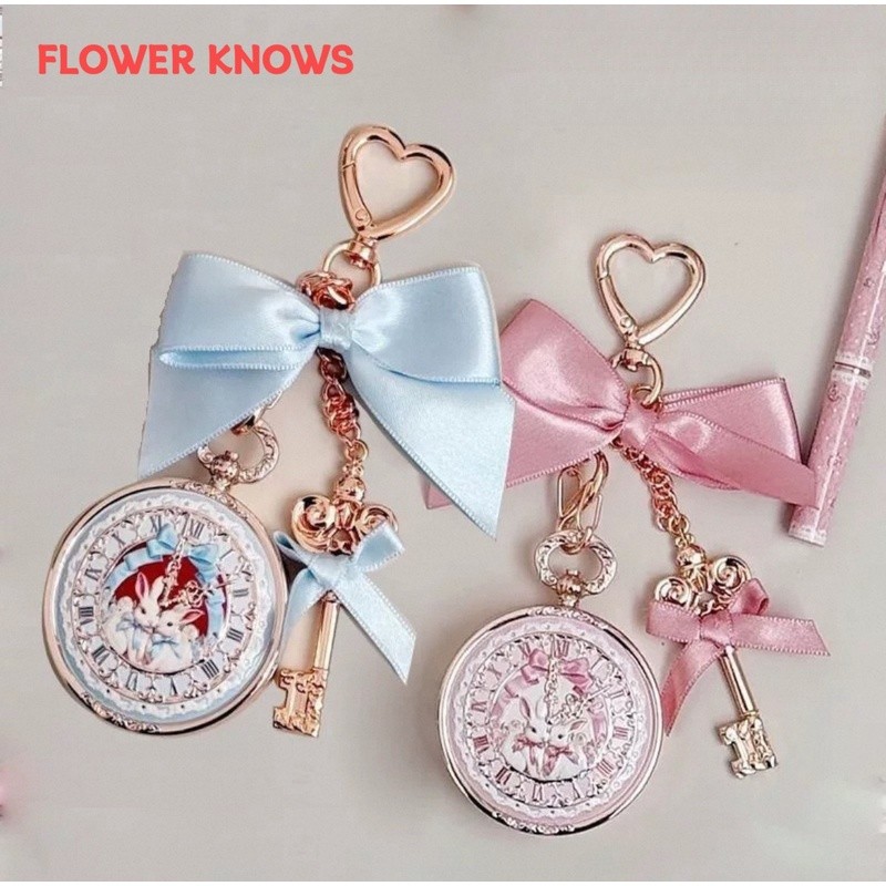 Flor KNOWS Novo Produto Bonnie Garden Pingente Relógio De Bolso Design Bálsamo Labial