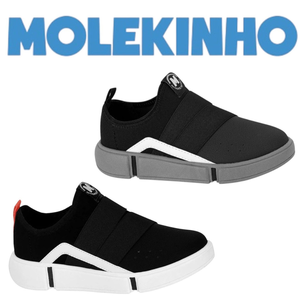 Tênis Escolar Infantil Menino MOLEKINHO Casual Calce Facil ORIGINAL