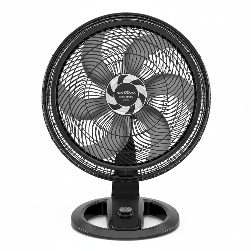 Ventilador de Mesa Britânia BVT 500 127V Preto 176W em Oferta na Shopee