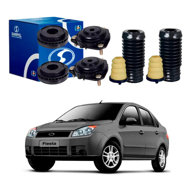 Kit Batente Dianteiro Fiesta Sedan 1.0 2007 A 2010