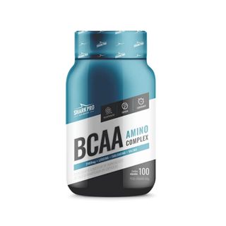 BCAA Amino Complex 2400 - 100 Cápsulas - Shark Pro em Oferta na Shopee