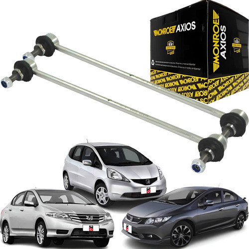Par Bieleta Dianteira Honda City Civic Fit 2008 2009 2010/15