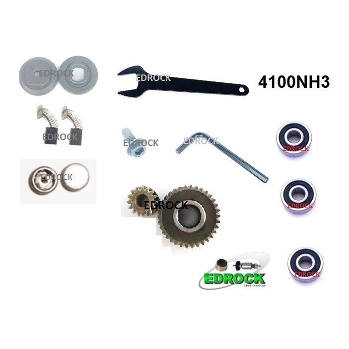 4100NH3 Makita Engren. Pinhão Flanges Chave Flange Chave Allenc Rol. Agulha Parafuso Rolamentos Carvão