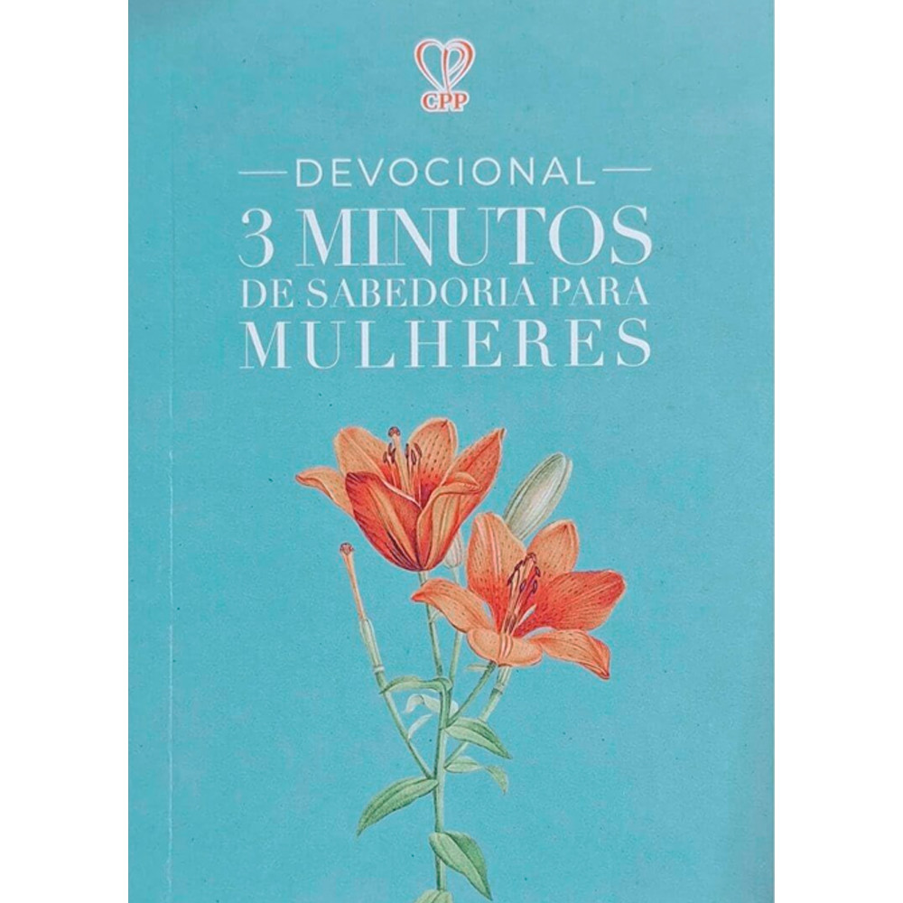 Devocional 3 Minutos de Sabedoria P/ Mulheres | Tudo Posso Azul