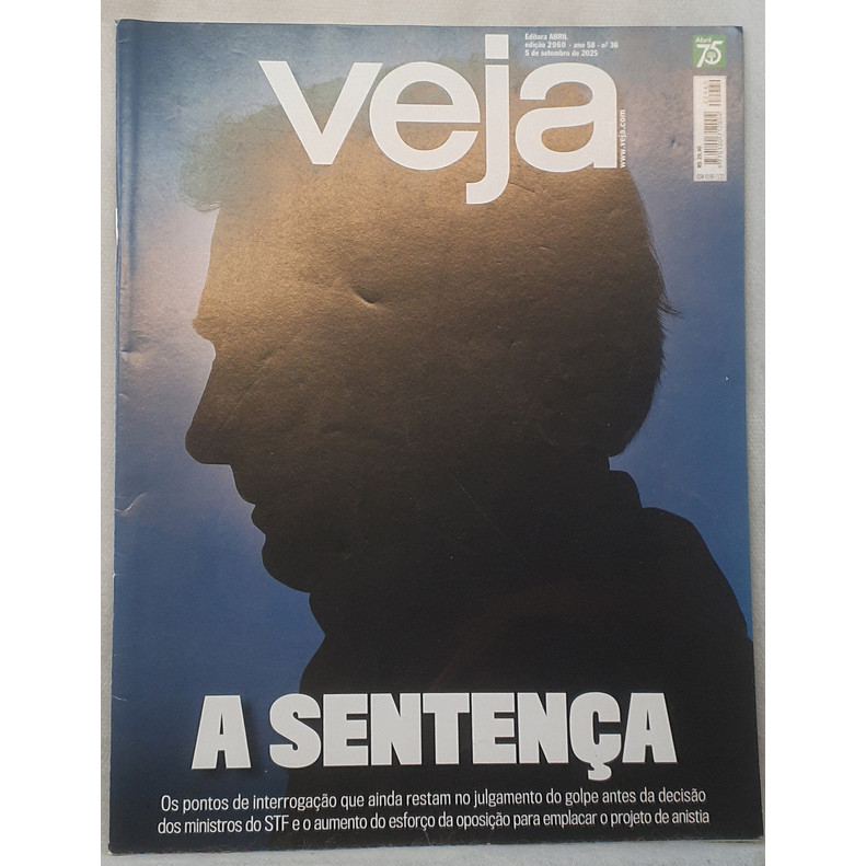Revista Veja 2960 - Bolsonaro - A Sentença - Editora Abril
