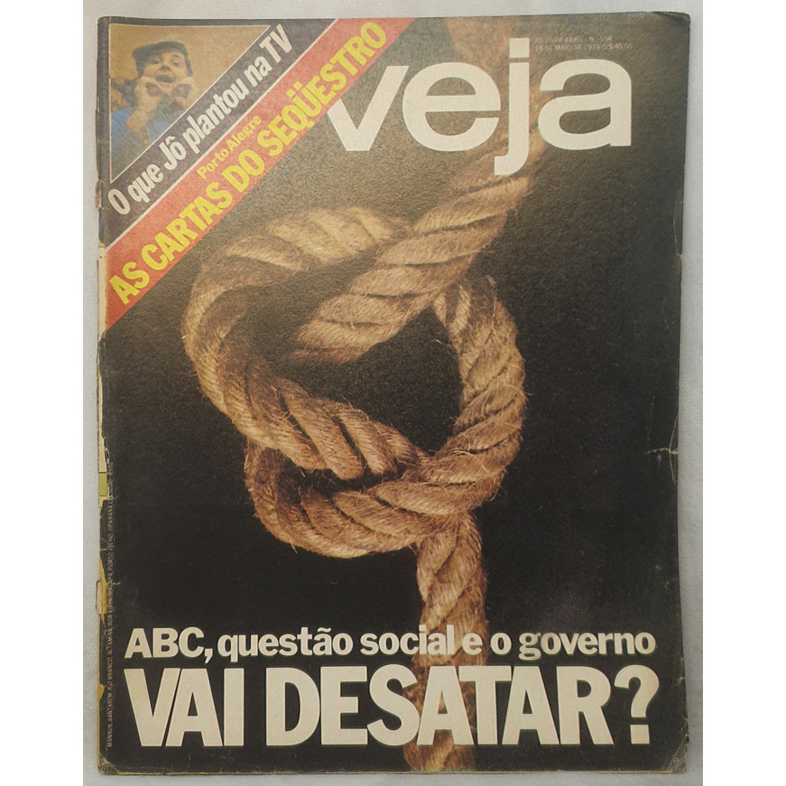 Revista Veja 558 - ABC, Questão Social e o Governo - Vai Desatar?