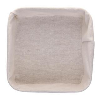 3 Cestas Lyor Quadradas com Forro em Tecido Cozy Bambu em Oferta na Shopee