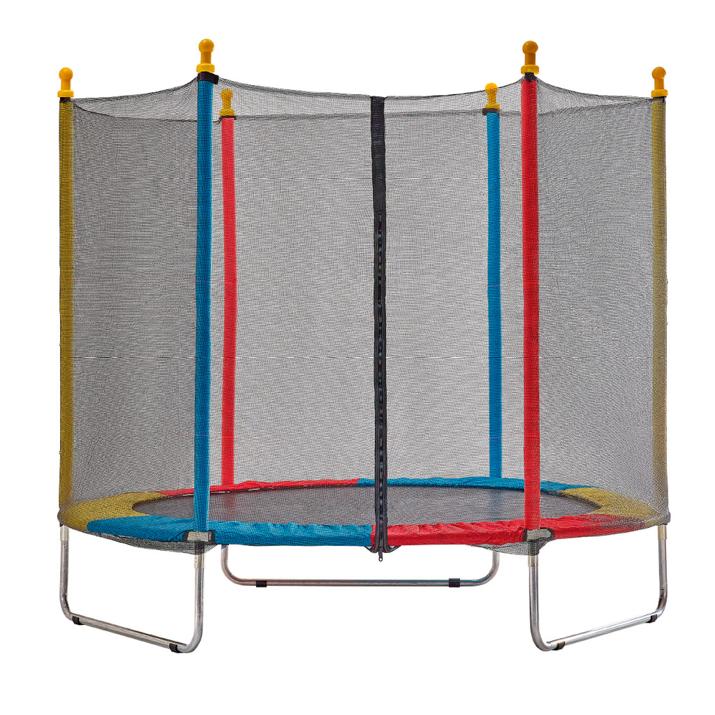 Cama Elástica Infantil Pula Pula Trampolim 1,80 M Colorida em Oferta na Shopee
