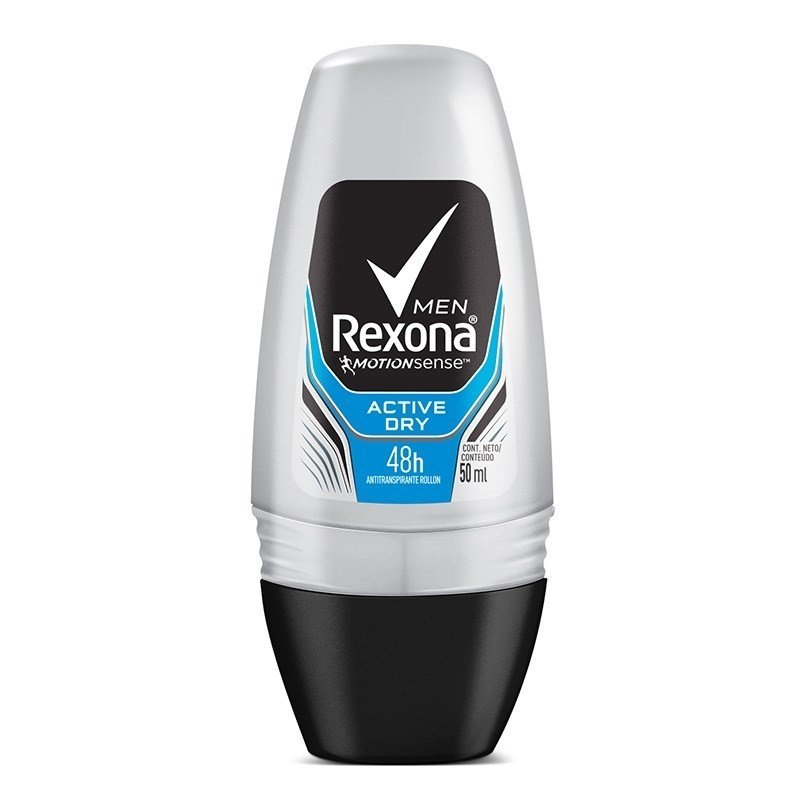 Desodorante Roll On Rexona Men Active Dry 50ml em Oferta na Shopee