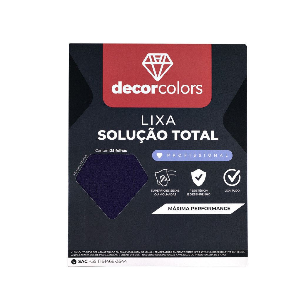 Lixa tudo solução total - Decor Colors