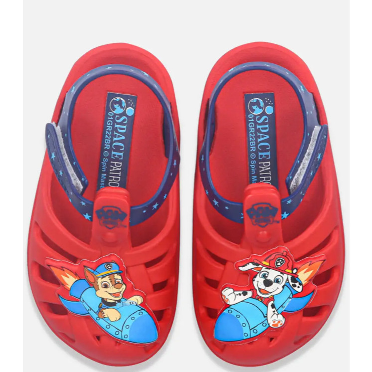 Sandália Patrulha Canina Modelo Novo Divertido e Estiloso Para Meninos é Confortável Leve Macio Confort Promoção Moda Ki