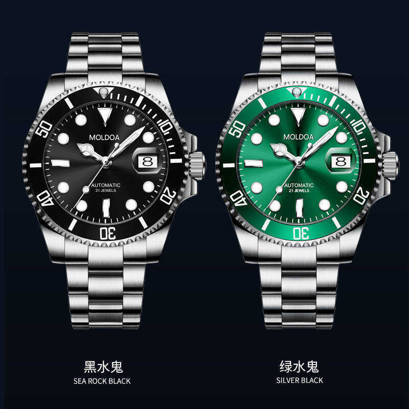 relogio masculino Relógio masculino totalmente automático oco relógio mecânico calendário relógio de pulso luminoso masc