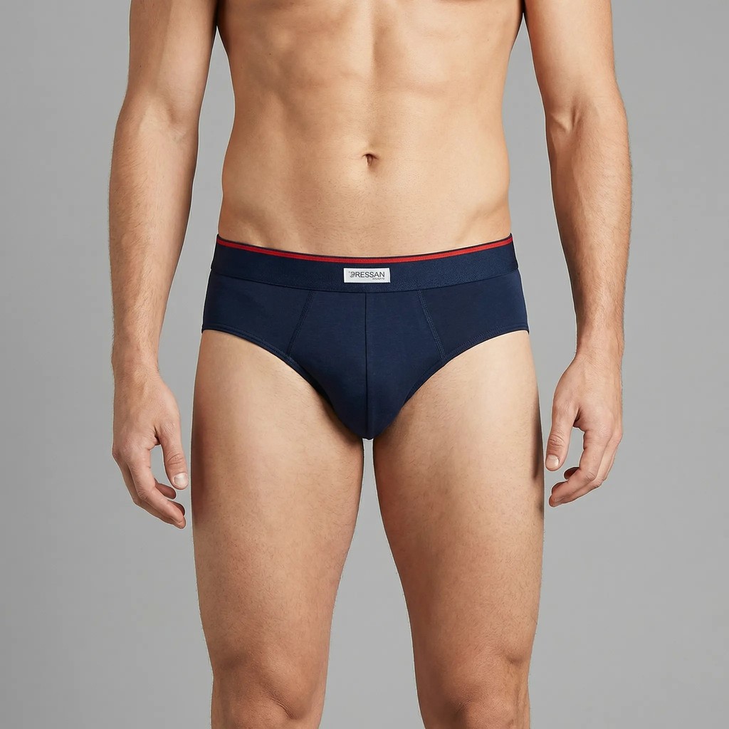 Kit 3 cuecas Bressan Slip Microfibra (cores sortidas) em Oferta na Shopee