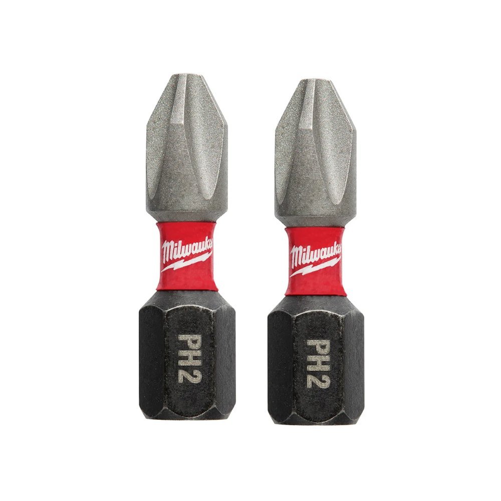 Bit Phillips PH2 × 25 mm Milwaukee Shockwave Impact Duty – 48-32-4412