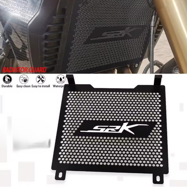 Novo Para QJmotor SRK350 SRK 350 SRK400 400 Acessórios Da Motocicleta Grade De Proteção Do Radiador Protetor Grill Capa
