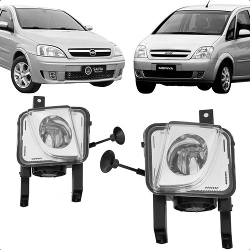 Par Farol Milha Corsa Meriva 2003 2004 2005 2006 2007