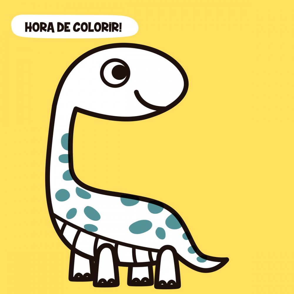 Livro Dinossauros - 2 livros de colorir sanfonados · foto 2