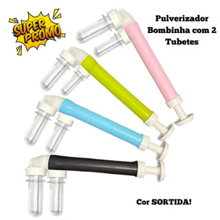 Pulverizador Bombinha com 2 Tubetes Cores Sortidas Enviado Aleatório Para Pó Glítter Confeitaria em Oferta na Shopee