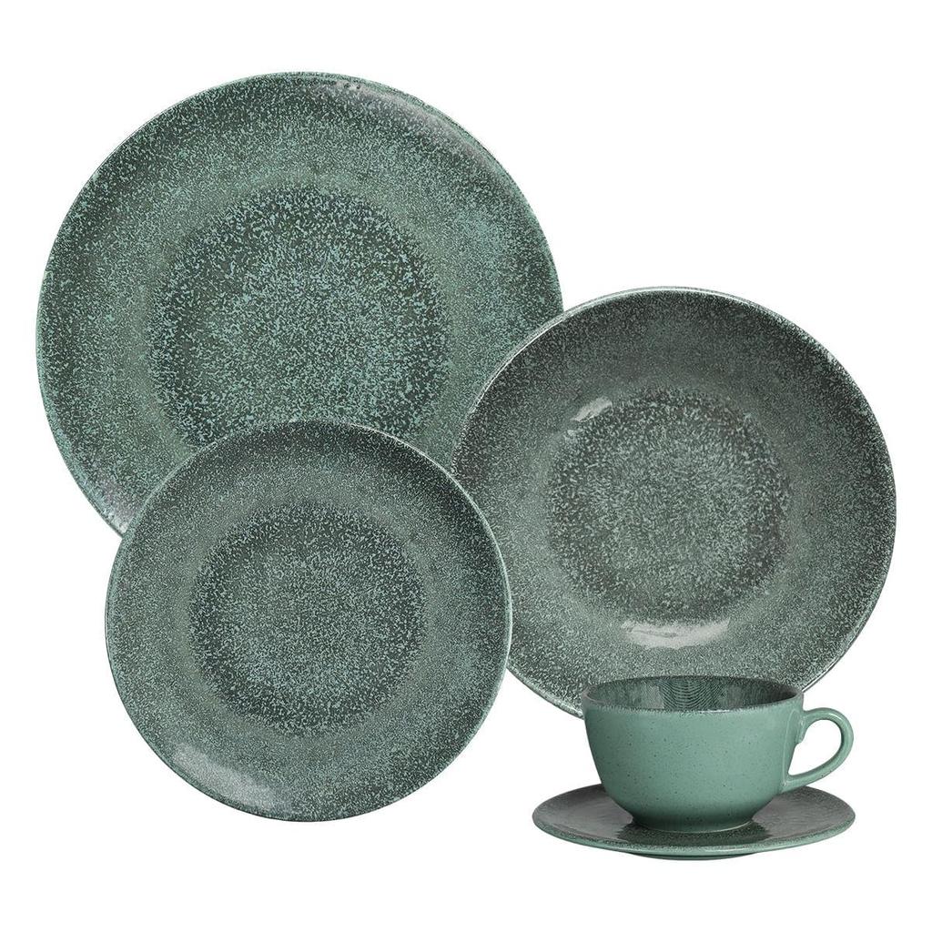 Aparelho de Jantar e Chá 30 Peças Oxford Unni Lira em Oferta na Shopee