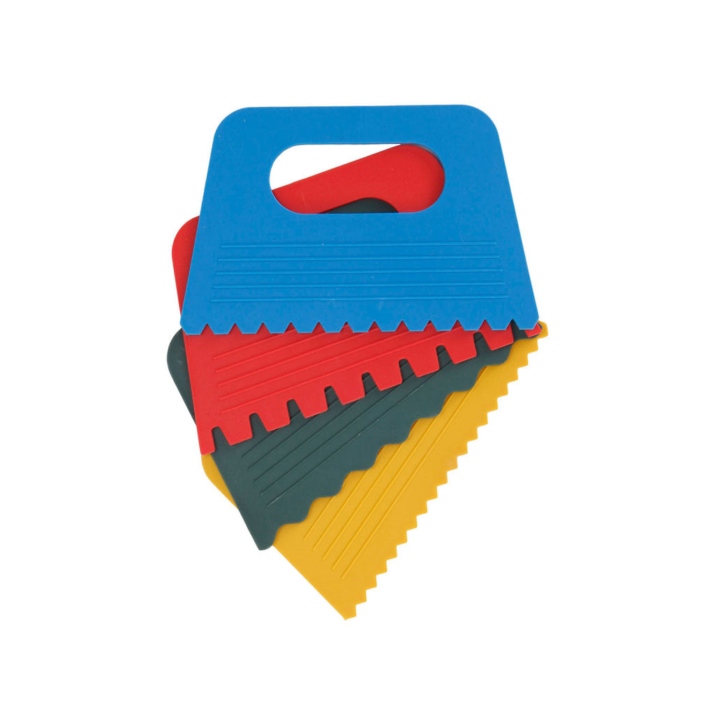 Espátula Pente para Decorar 12,8x8cm com 4 Unidades Branca em Oferta na Shopee