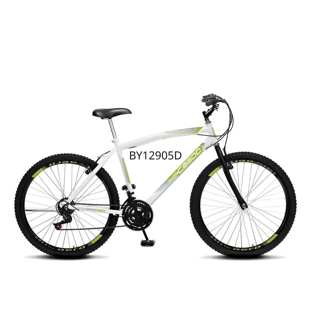 BICICLETA COLLI CB500 ARO 26 18 MARCHAS FREIO V-BRAKE COR BRANCO
