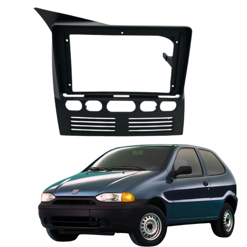 Moldura 9"Polegadas Para Multimídia Fiat Palio Siena Strada G1 em Oferta na Shopee