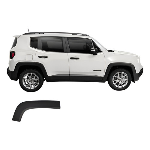 Moldura Paralama Traseiro Direito Jeep Renegade 7092471 Orig Preto