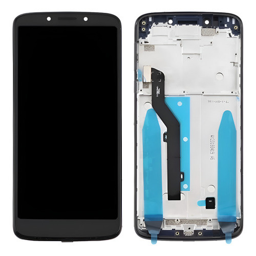 Display Frontal Tela Touch P/ Moto G6 Play C/ Aro Premium Preto