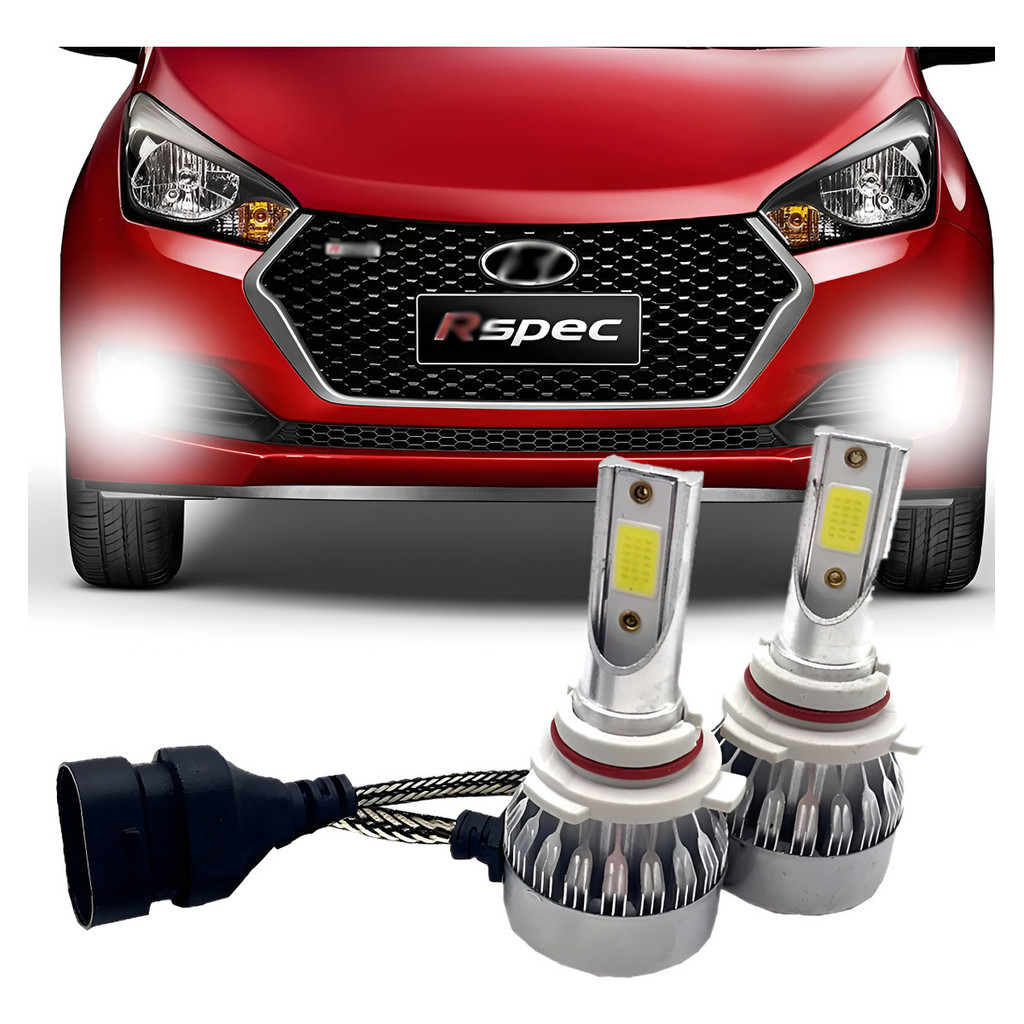 Kit Lâmpada De Led Farol De Milha Hb20 2016 2017 2018 2019