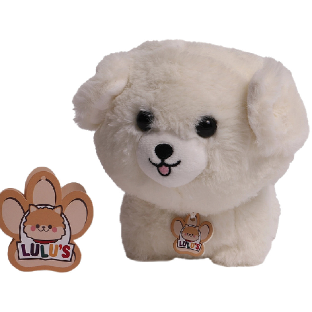 Pelúcia Infantil Cachorrinho Coleção Lulus Branco F0145-7C - Fun em Oferta na Shopee