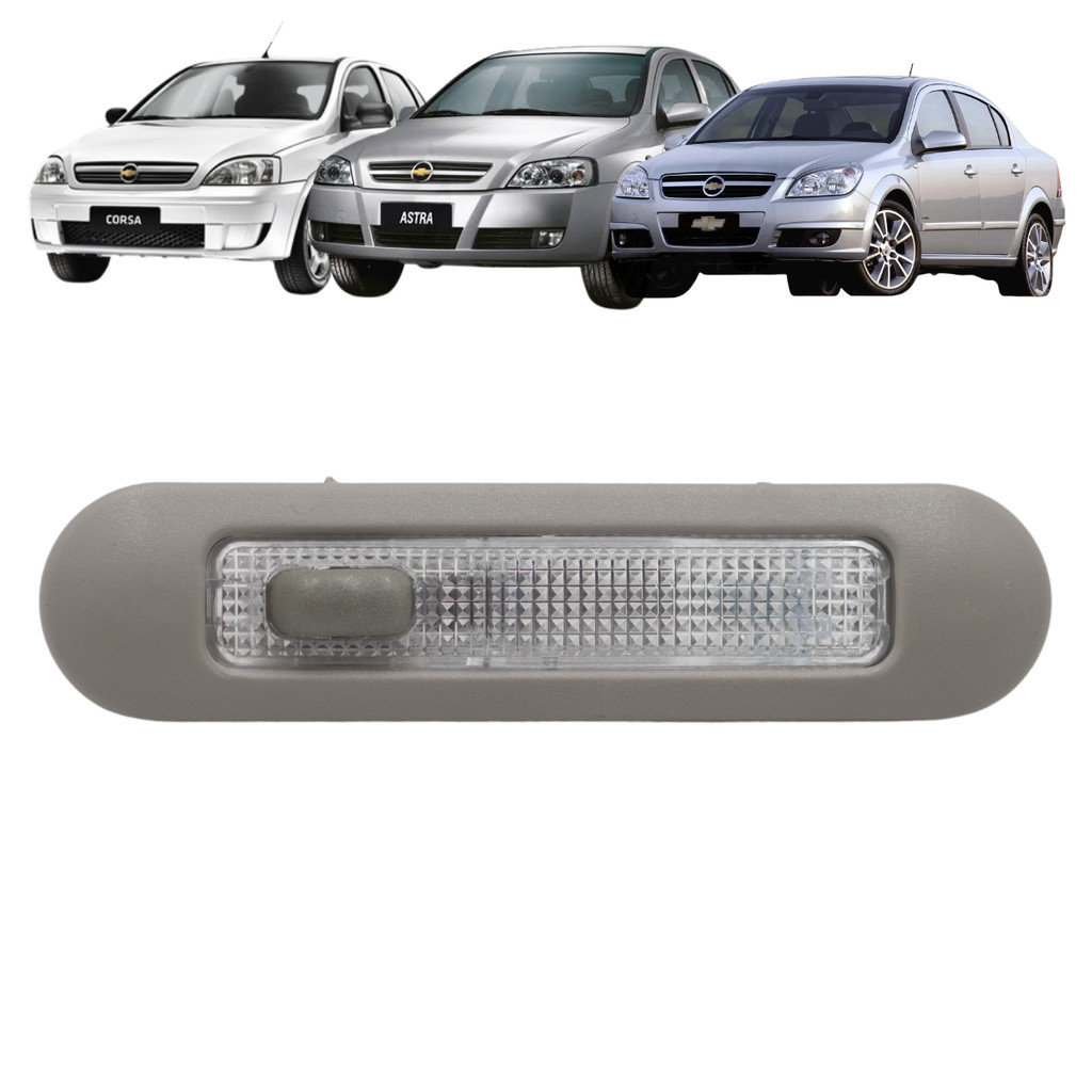 Luz Lanterna Para Teto Corsa Astra Vectra Com Botão Liga e Desliga
