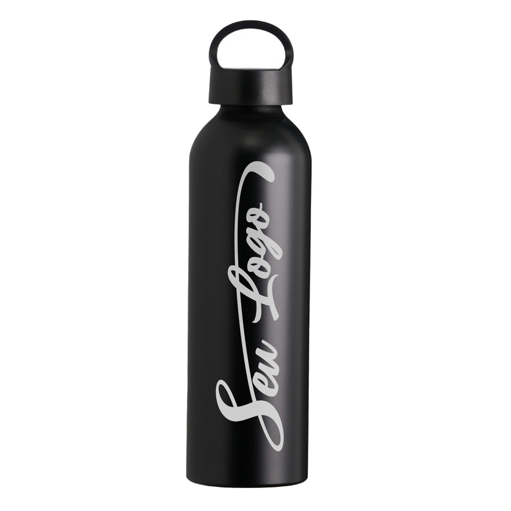 Garrafa Squeeze 630ml com Alça Integrada Personalizada com Nome ou Logo — imagem 2 de 2