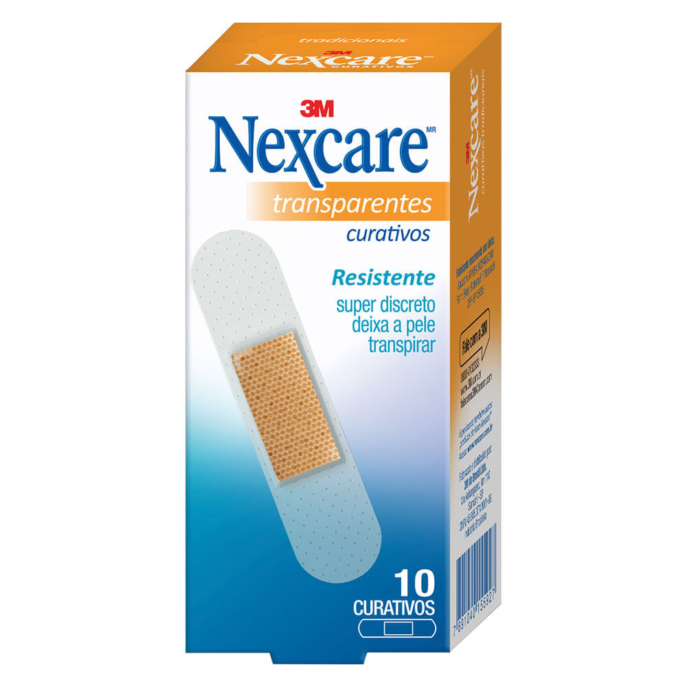 Curativo Nexcare Transparente com 10 unidades em Oferta na Shopee