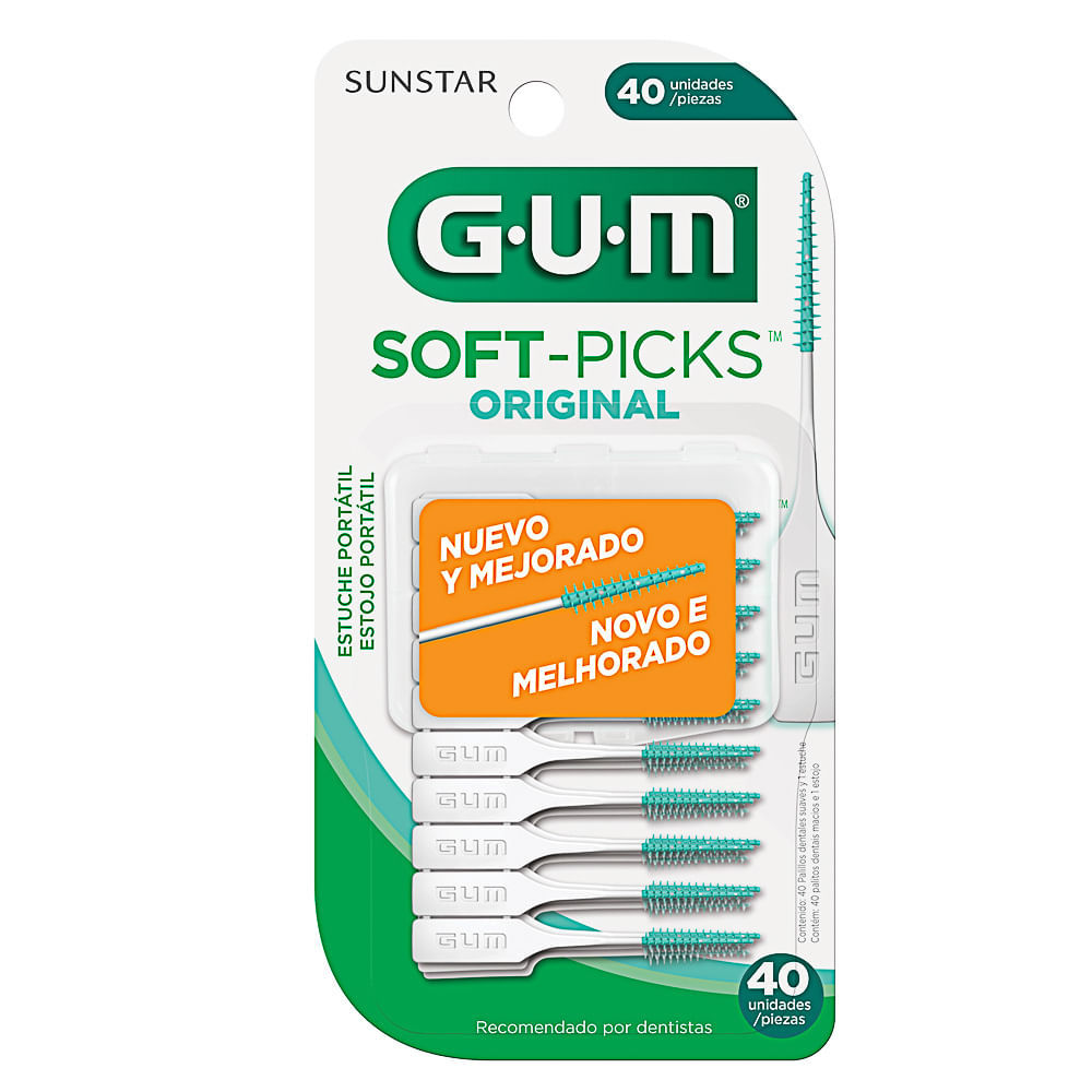 Escova Interdental Gum Soft-Picks Original 40 Unidades em Oferta na Shopee