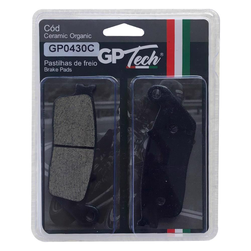 PASTILHA FREIO GP TECH 0430C (D) CB 500 F/X S/ ABS / FA/XA/RA C/ ABS 2