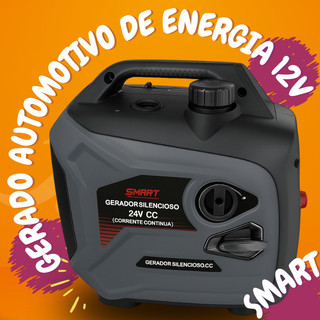 Gerador Energia 24v Automotivo 1800w 4l 80cc Automático