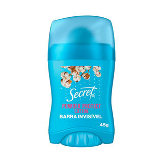 Desodorante Antitranspirante Secret Clear Barra Powder Protect Algodão 45g em Oferta na Shopee