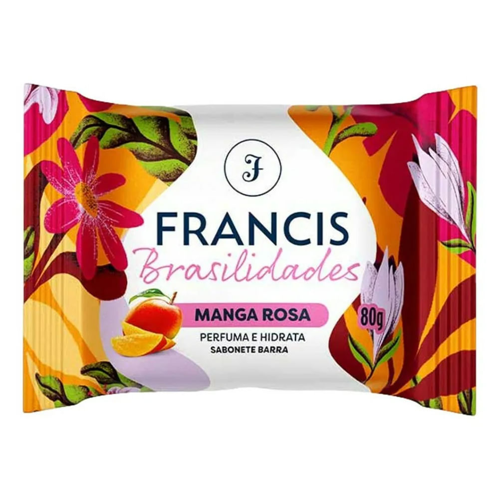 Sabonete Em Barra Francis Brasilidades Manga Rosa 80g em Oferta na Shopee