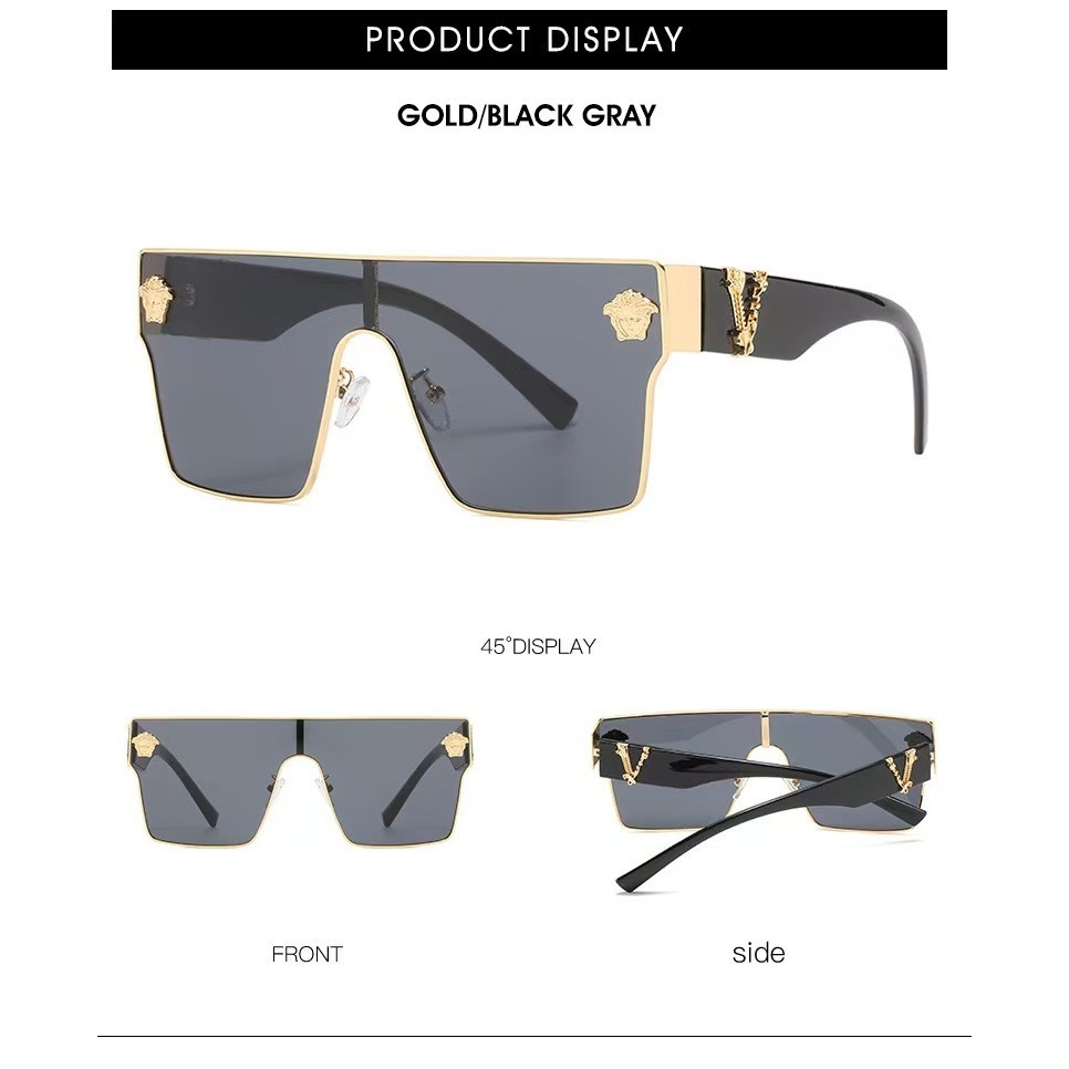 Nova Marca De Luxo Moda Clássica Senhoras Óculos De Sol Quadrados , Unissex Ao Ar Livre Rua Tiro Viagem Condução UV400 em Oferta na Shopee