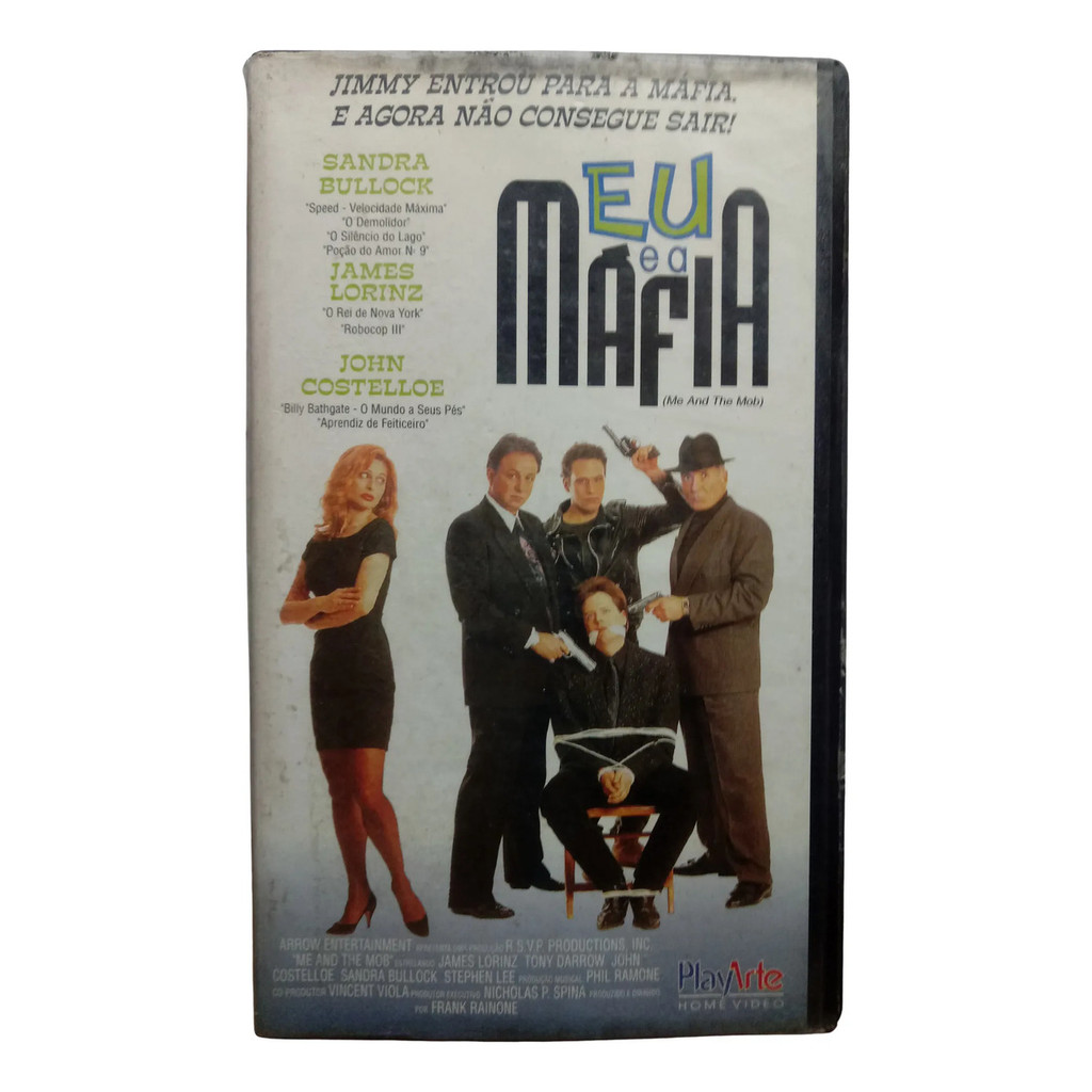 Vhs Eu E A Máfia - Sandra Bullock