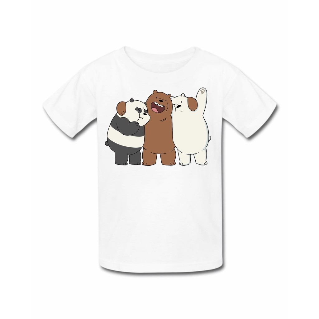 Roupa infantil Camisa Camiseta Menino Menina urso sem curso desenho animado crianças