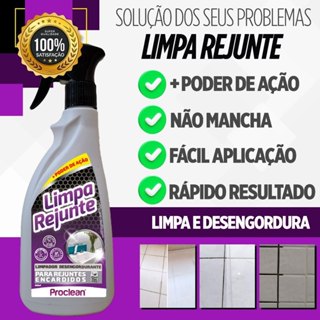 Limpa Rejunte Proclean Sujo Encardido Manchado Sem Esforço Com Facilidade 500ml em Oferta na Shopee